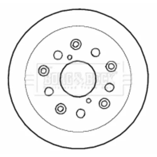 Brzdový kotúč BORG & BECK BBD5775S