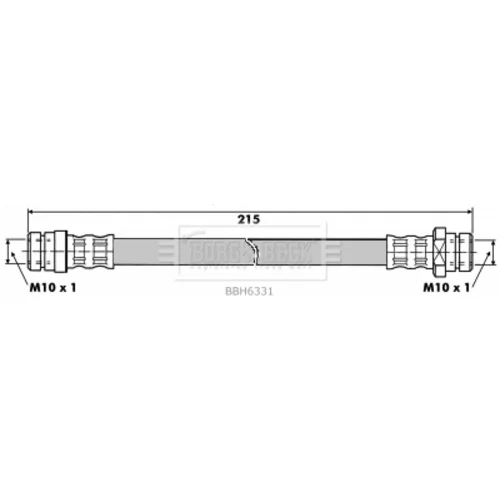 Brzdová hadica BORG & BECK BBH6331
