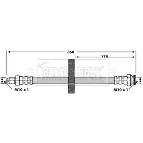 Brzdová hadica BORG & BECK BBH6777 - obr. 1