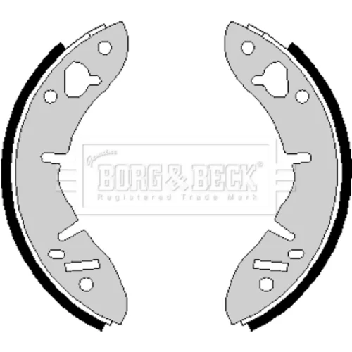 Sada brzdových čeľustí BORG & BECK BBS6155