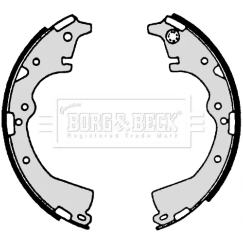 Sada brzdových čeľustí BORG & BECK BBS6177