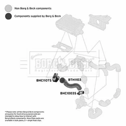 Hadica plniaceho vzduchu BORG & BECK BTH1103 - obr. 1