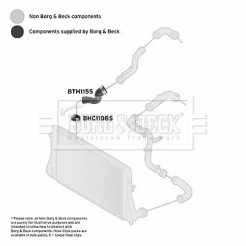 Hadica plniaceho vzduchu BORG & BECK BTH1155 - obr. 1