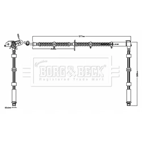 Brzdová hadica BORG & BECK BBH8720