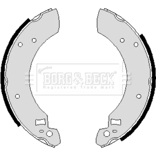 Sada brzdových čeľustí BORG & BECK BBS6115