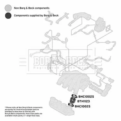 Hadica plniaceho vzduchu BORG & BECK BTH1123 - obr. 1