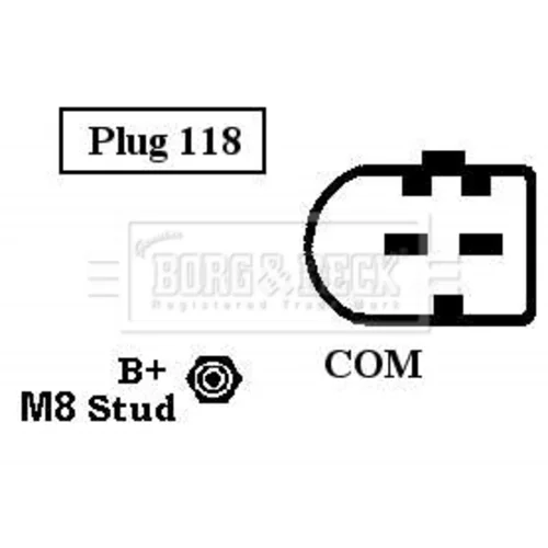 Alternátor BORG & BECK BBA2459 - obr. 2