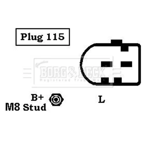 Alternátor BORG & BECK BBA2729