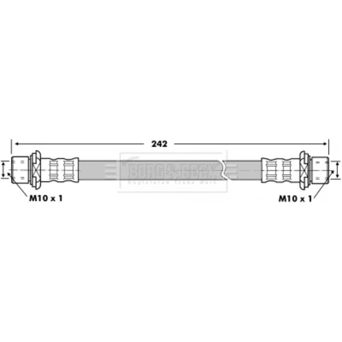 Brzdová hadica BORG & BECK BBH7265