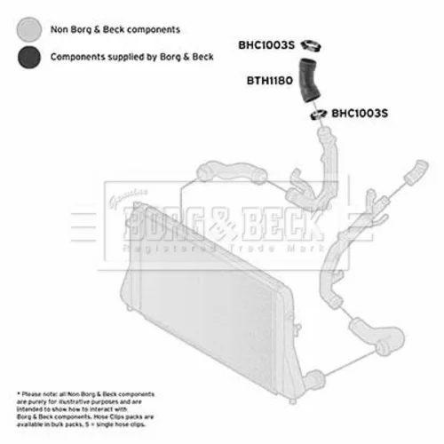 Hadica plniaceho vzduchu BORG & BECK BTH1180 - obr. 1