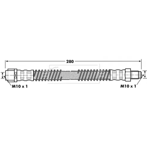 Brzdová hadica BORG & BECK BBH7094