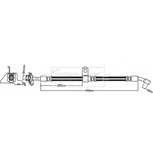 Brzdová hadica BORG & BECK BBH8131