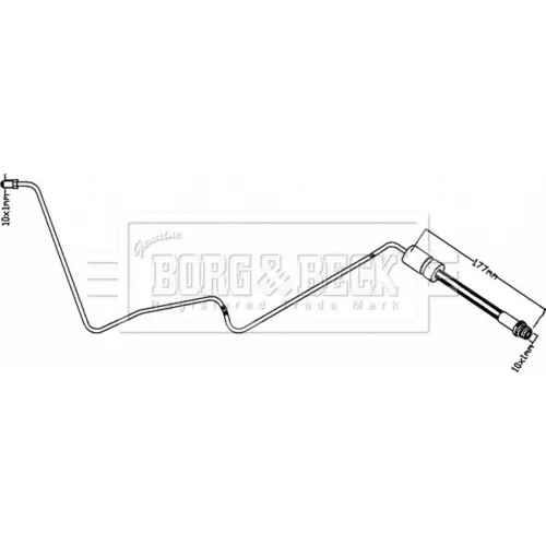 Brzdová hadica BORG & BECK BBH8355