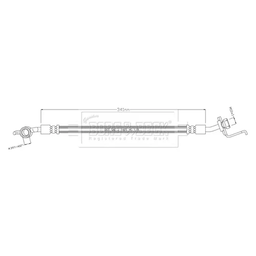 Brzdová hadica BORG & BECK BBH8902