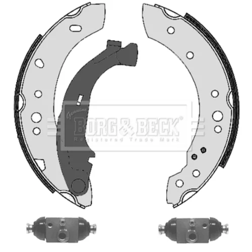 Sada brzdových čeľustí BORG & BECK BBS1071K