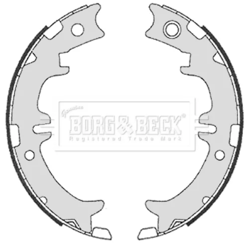 Sada brzd. čeľustí parkov. brzdy BORG & BECK BBS6330