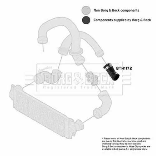 Hadica plniaceho vzduchu BORG & BECK BTH1172 - obr. 1