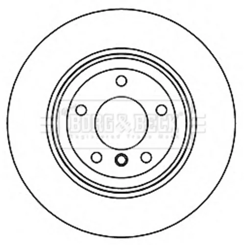 Brzdový kotúč BORG & BECK BBD5266