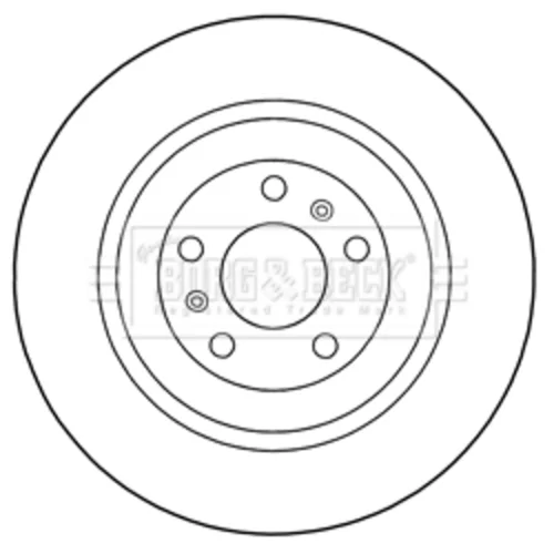 Brzdový kotúč BORG & BECK BBD5274
