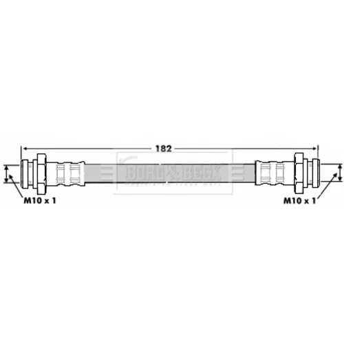 Brzdová hadica BORG & BECK BBH6712