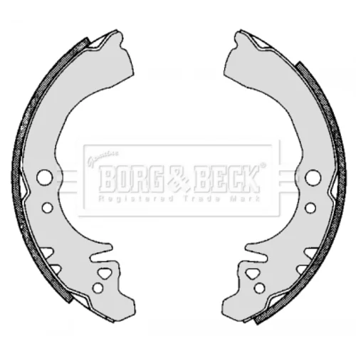 Sada brzdových čeľustí BORG & BECK BBS6298