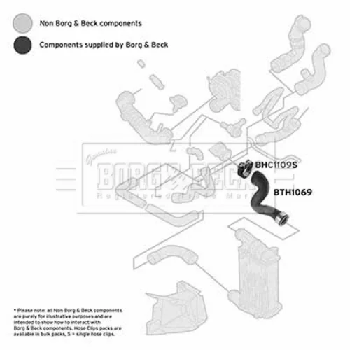 Hadica plniaceho vzduchu BORG & BECK BTH1069 - obr. 1