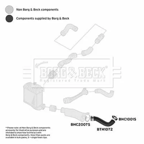 Hadica plniaceho vzduchu BTH1072 (BORG & BECK) - obr. 1