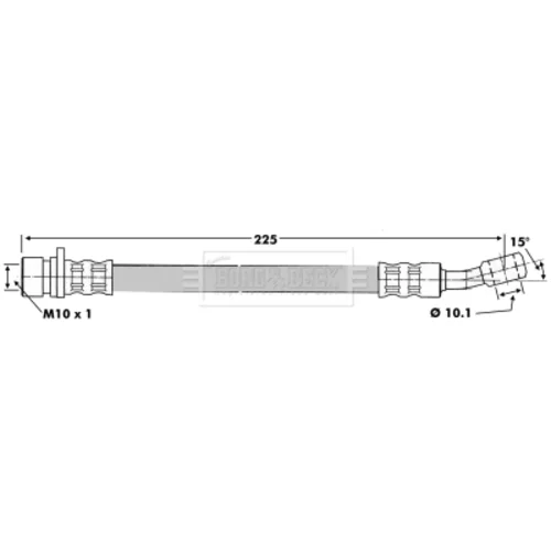 Brzdová hadica BORG & BECK BBH6620