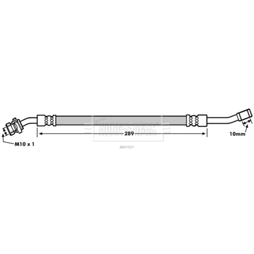 Brzdová hadica BORG & BECK BBH7927 - obr. 1