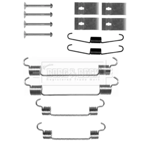 Sada príslušenstva brzdovej čeľuste BORG & BECK BBK6325