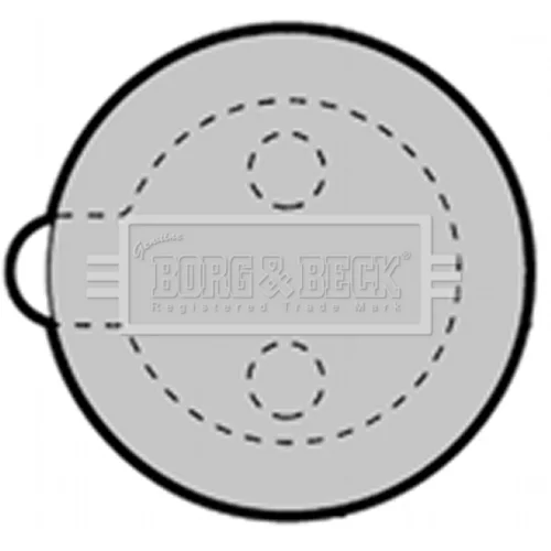 Sada brzdových platničiek, Parkovacia kotúčová brzda BORG & BECK BBP1313