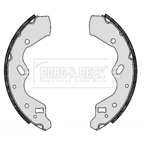 Sada brzdových čeľustí BORG & BECK BBS6276