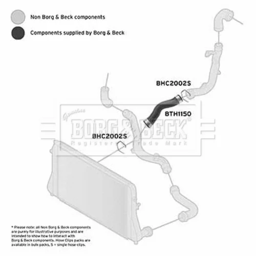 Hadica plniaceho vzduchu BORG & BECK BTH1150 - obr. 1