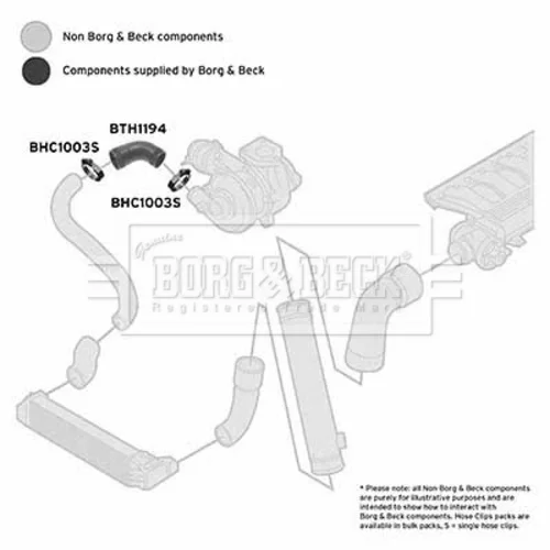 Hadica plniaceho vzduchu BORG & BECK BTH1194 - obr. 1