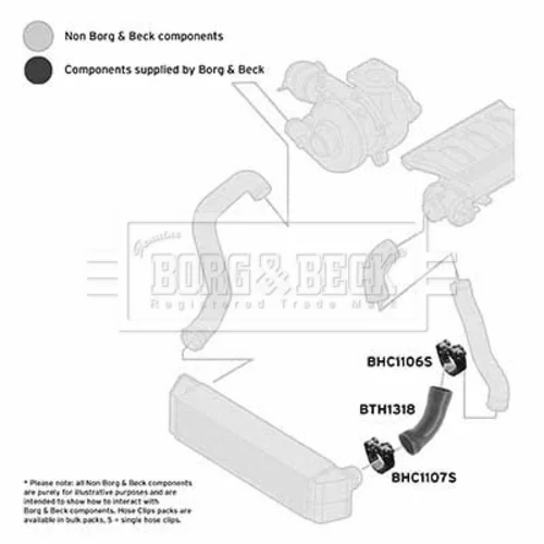 Hadica plniaceho vzduchu BORG & BECK BTH1318 - obr. 1