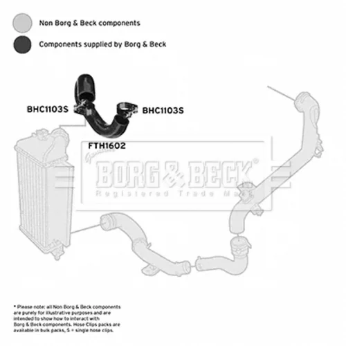 Hadica plniaceho vzduchu BORG & BECK BTH1602 - obr. 1