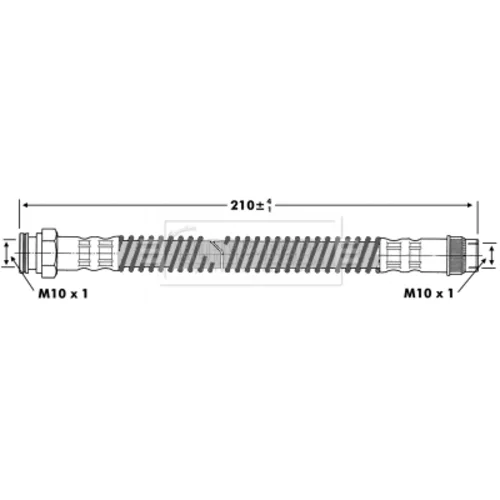 Brzdová hadica BORG & BECK BBH6936
