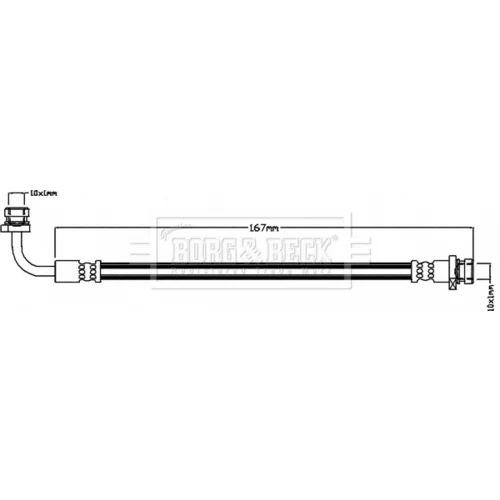 Brzdová hadica BORG & BECK BBH8470