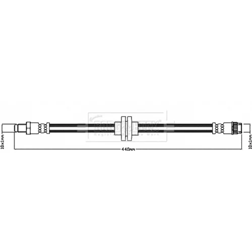 Brzdová hadica BORG & BECK BBH8571