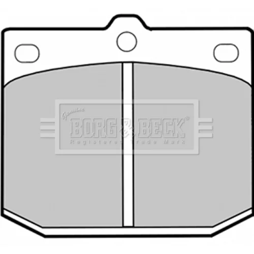 Sada brzdových platničiek kotúčovej brzdy BORG & BECK BBP1239