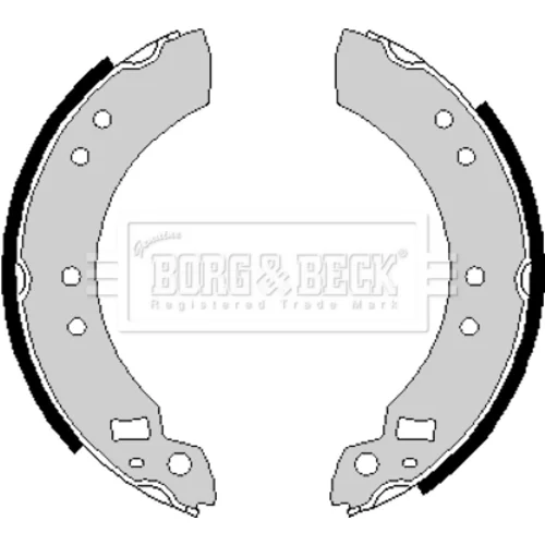 Sada brzdových čeľustí BORG & BECK BBS6158