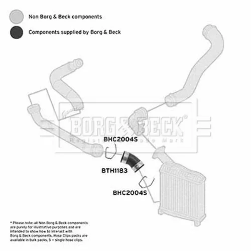 Hadica plniaceho vzduchu BORG & BECK BTH1183 - obr. 1