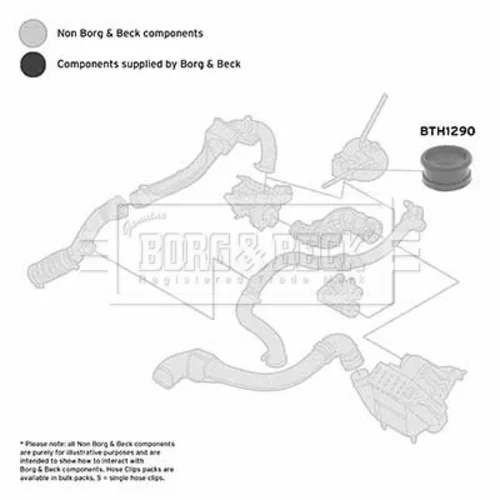 Hadica plniaceho vzduchu BORG & BECK BTH1290 - obr. 1