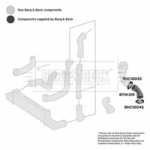 Hadica plniaceho vzduchu BORG & BECK BTH1319 - obr. 1