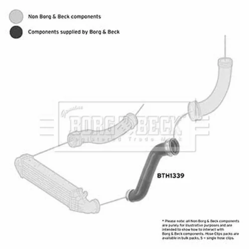 Hadica plniaceho vzduchu BORG & BECK BTH1339 - obr. 1