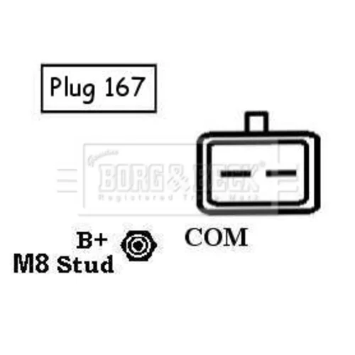 Alternátor BORG & BECK BBA2583