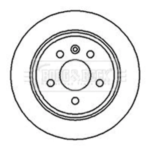 Brzdový kotúč BORG & BECK BBD4148