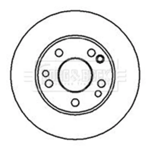 Brzdový kotúč BORG & BECK BBD4871