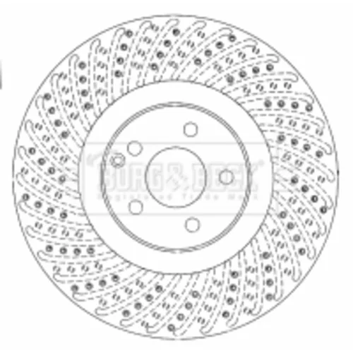 Brzdový kotúč BORG & BECK BBD5779S