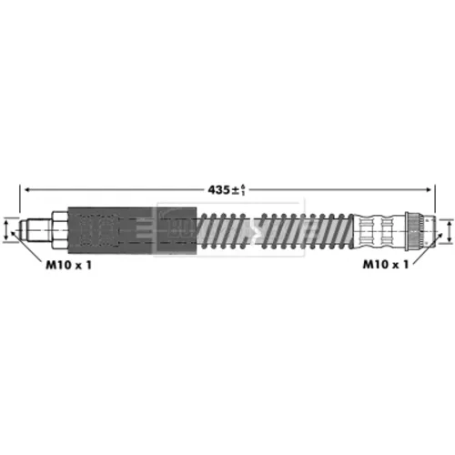 Brzdová hadica BORG & BECK BBH6868 - obr. 1